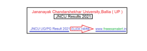 JNCU Msc Result 2021