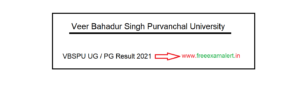VBSPU Bsc Result 2021