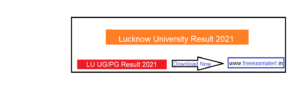 Lucknow University BA Result 2021
