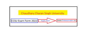 CCS University MA Exam Form 2022