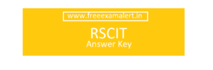 RSCIT Answer Key 31 July 2022
